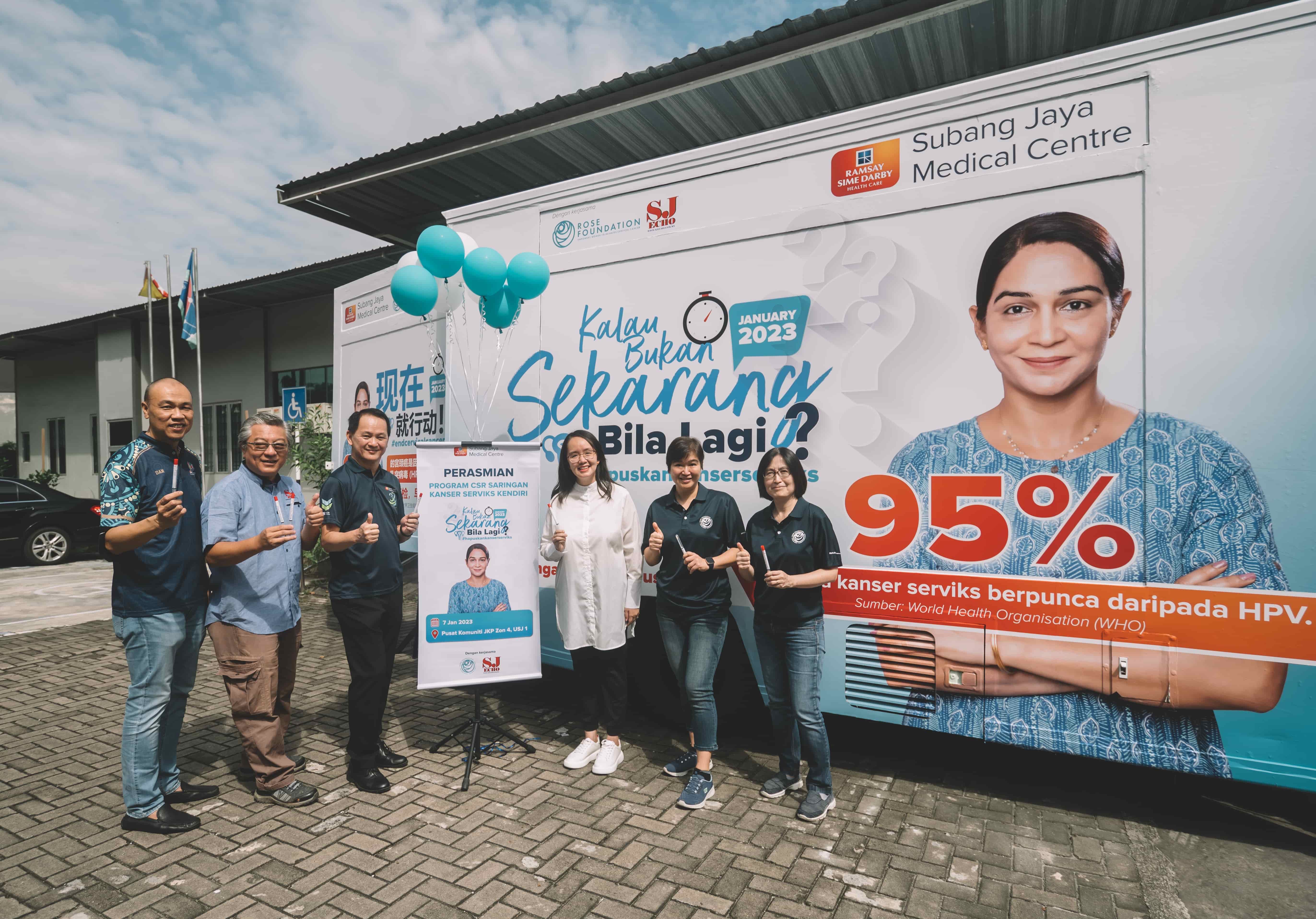 Subang Jaya Medical Centre, ROSE Foundation and SJ ECHO Spearhead Free DIY Cervical Cancer Screening for Women