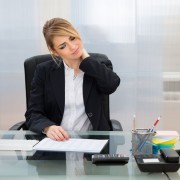 Neck pain in executives and office workers