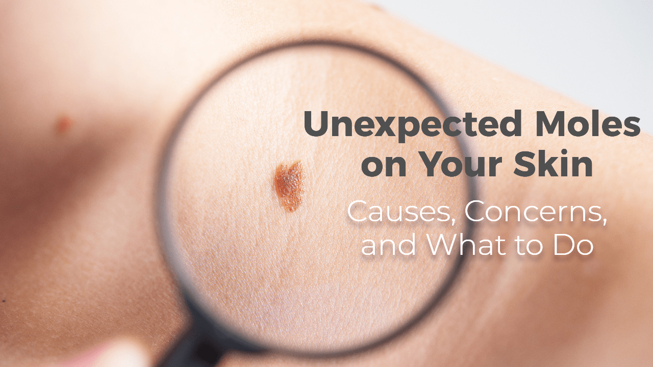 Unexpected Moles on Your Skin: Causes, Concerns, and What to Do